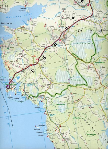 Produktbild: freytag & berndt Stra&szlig;enkarte Estland Set Nord und S&uuml;d 1:150.000