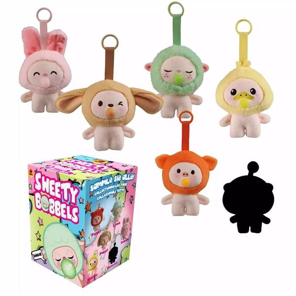 Plüsch - Sammelartikel Sweety Bobbels 6-fach sort, Blindbox