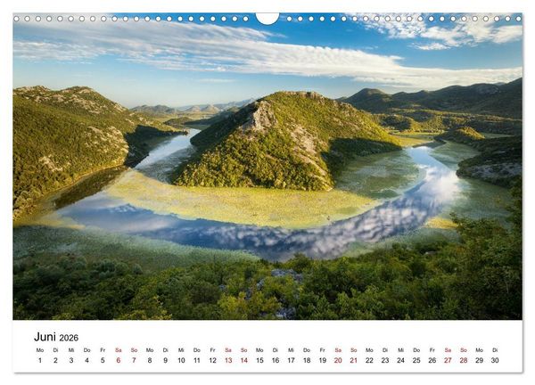 Produktbild: Montenegro - Land der schwarzen Berge (Wandkalender 2026 DIN A3 quer), CALVENDO Monatskalender