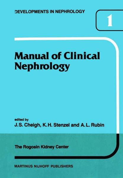 Produktbild: Manual of Clinical Nephrology of the Rogosin Kidney Center