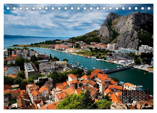 Produktbild: Kroatien - Split und die dalmatinische K&uuml;ste (Tischkalender 2026 DIN A5 quer), CALVENDO Monatskalender