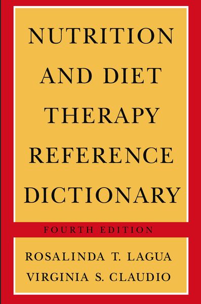 Produktbild: Nutrition and Diet Therapy Reference Dictionary