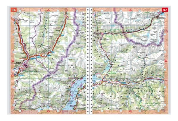 Produktbild: Freytag & berndt Autoatlas Die Alpen 1:150.000