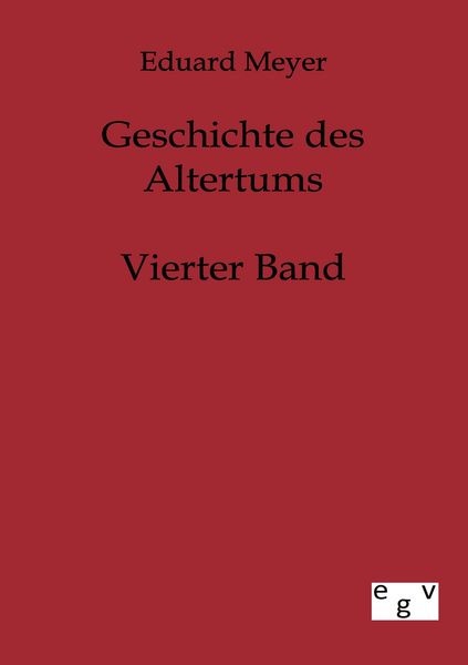 Produktbild: Geschichte des Altertums