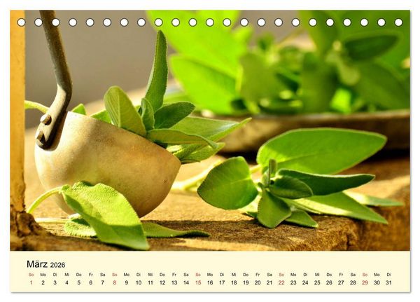 Produktbild: Geliebte Landk&uuml;che. Anbauen, ernten und frohlocken! (Tischkalender 2026 DIN A5 quer), CALVENDO Monatskalender