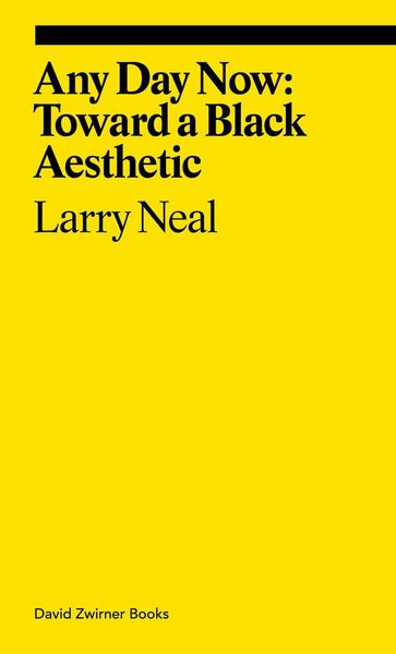 Produktbild: Any Day Now: Toward a Black Aesthetic