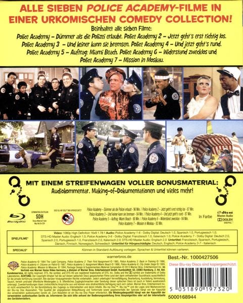 Produktbild: Police Academy: Die 7 Spielfilm-Collection [7 BRs]