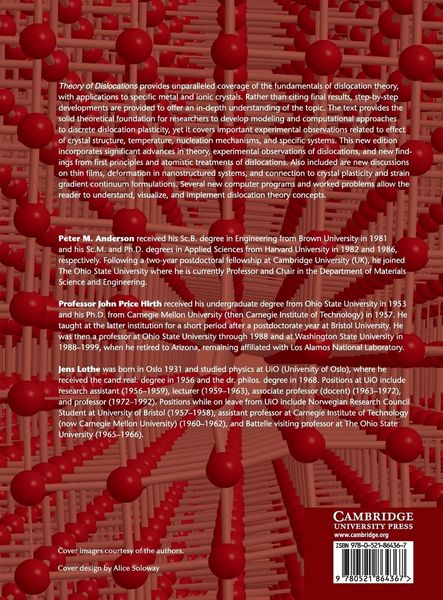 Produktbild: Theory of Dislocations