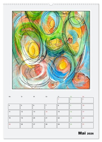 Produktbild: New Art Deco (hochwertiger Premium Wandkalender 2026 DIN A2 hoch), Kunstdruck in Hochglanz