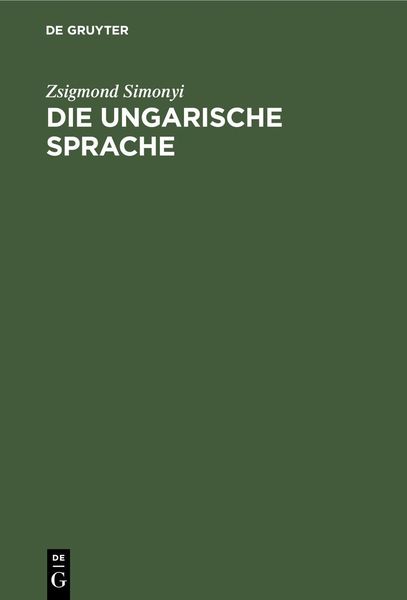 Produktbild: Die ungarische Sprache