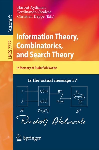 Produktbild: Information Theory, Combinatorics, and Search Theory