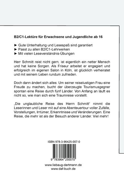 Produktbild: Die unglaubliche Reise des Herrn Schmitt