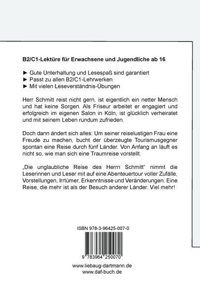 Produktbild: Die unglaubliche Reise des Herrn Schmitt