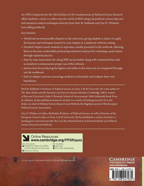 Produktbild: An SPSS Companion for the Third Edition of The Fundamentals of Political Science Research