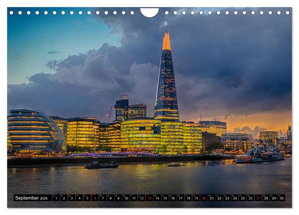 Produktbild: Wundervolles London (Wandkalender 2026 DIN A4 quer), CALVENDO Monatskalender