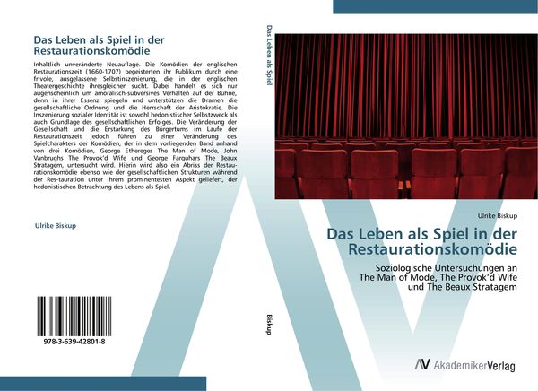 Produktbild: Das Leben als Spiel in der Restaurationskom&ouml;die