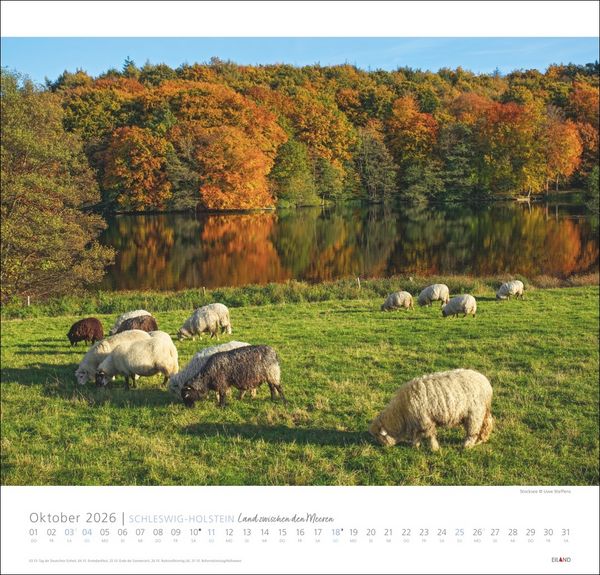 Produktbild: Schleswig-Holstein Edition Kalender 2026 - Land zwischen den Meeren