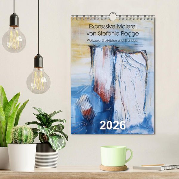 Produktbild: Expressive Malerei von Stefanie Rogge (Wandkalender 2026 DIN A4 hoch), CALVENDO Monatskalender