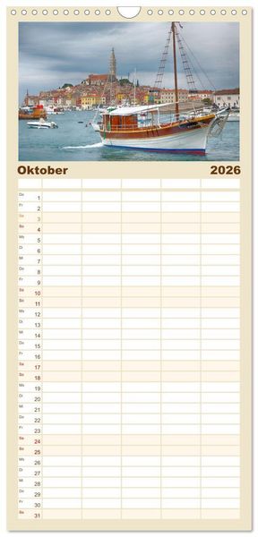 Produktbild: Familienplaner 2026 - Magic Places - Sehnsuchtsorte nah und fern mit 5 Spalten (Wandkalender, 21 x 45 cm) CALVENDO