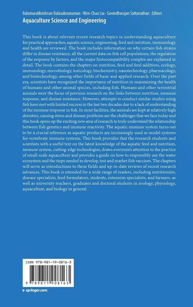 Produktbild: Aquaculture Science and Engineering