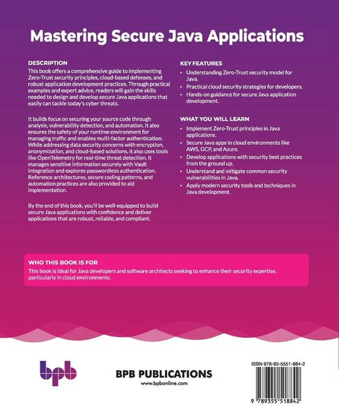 Produktbild: Mastering Secure Java Applications