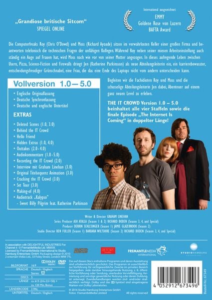 Produktbild: The IT Crowd - Version 1.0 - 5.0 - Die entgültige Vollversion [5 DVDs]