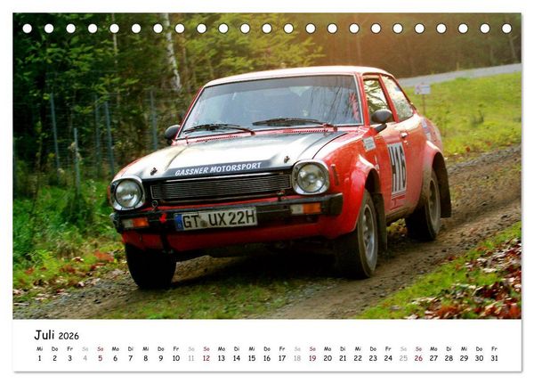 Produktbild: Lausitzrallye Histo EM (Tischkalender 2026 DIN A5 quer), CALVENDO Monatskalender