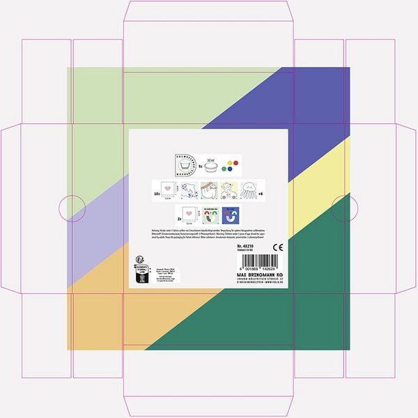 Produktbild: Folia Fingerfarben Happy Safari