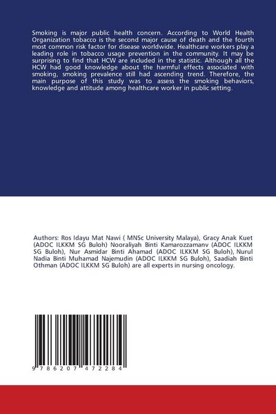 Produktbild: Smoking Behavior, Knowledge and Attitude Among Male Healthcare Workers
