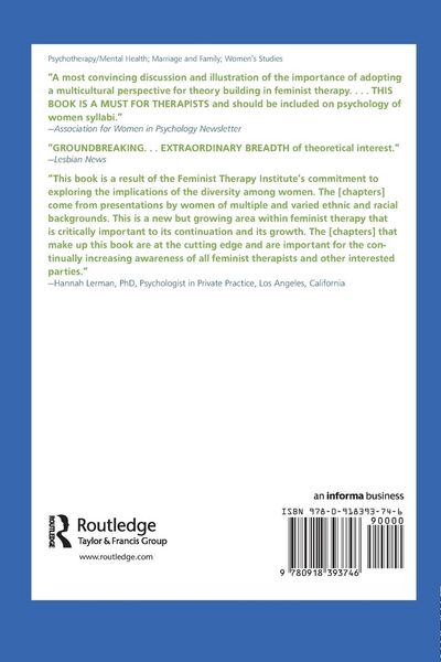 Produktbild: Diversity and Complexity in Feminist Therapy
