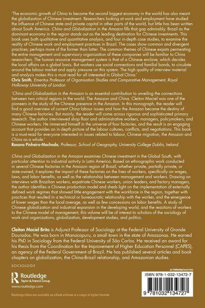 Produktbild: China and Globalization in the Amazon