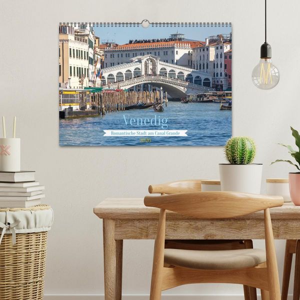 Produktbild: Venedig - Romantische Stadt am Canal Grande (Wandkalender 2026 DIN A3 quer), CALVENDO Monatskalender