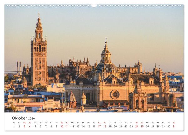 Produktbild: Spanien - Ein wundervolles Land mit viel Sonnenschein. (Wandkalender 2026 DIN A2 quer), CALVENDO Monatskalender