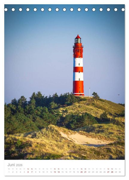 Produktbild: Amrum - Das Gesicht der Nordsee (Tischkalender 2026 DIN A5 hoch), CALVENDO Monatskalender
