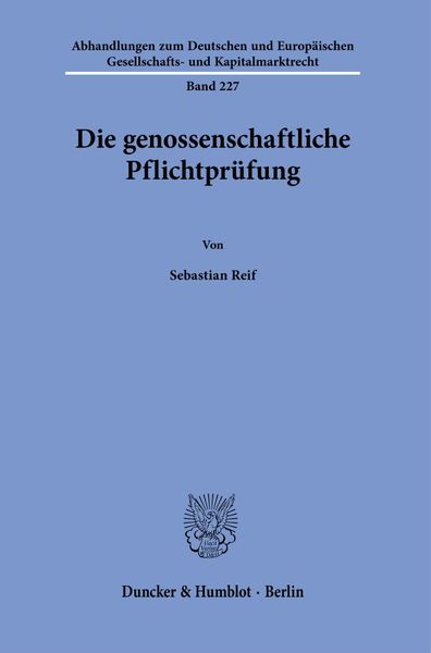 Produktbild: Die genossenschaftliche Pflichtpr&uuml;fung.