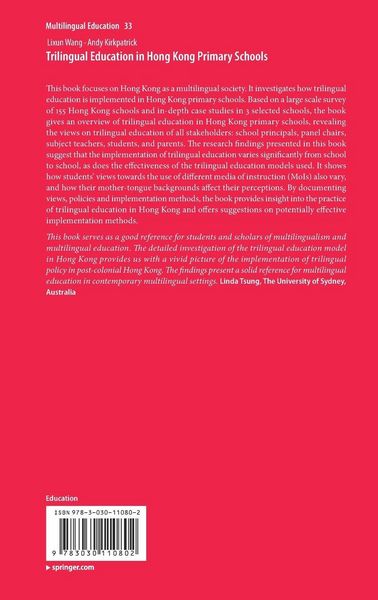 Produktbild: Trilingual Education in Hong Kong Primary Schools