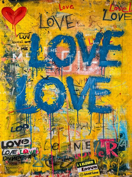 Produktbild: CALVENDO Puzzle &Uuml;berall ist Liebe | 2000 Teile Lege-Gr&ouml;&szlig;e 90x67cm Foto-Puzzle f&uuml;r gl&uuml;ckliche Stunden