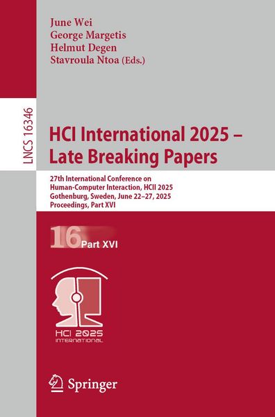 Produktbild: HCI International 2025 - Late Breaking Papers