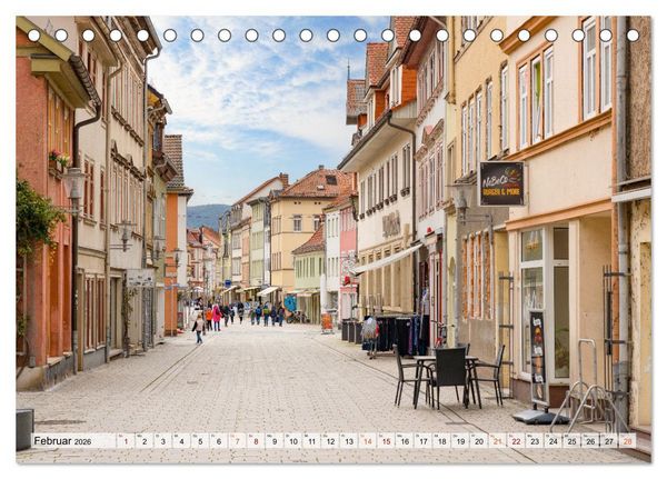 Produktbild: Rudolstadt Impressionen (Tischkalender 2026 DIN A5 quer), CALVENDO Monatskalender