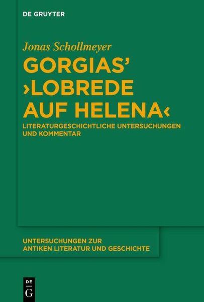 Produktbild: Gorgias' >Lobrede auf Helena<