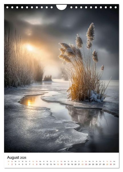 Produktbild: Frostige K&uuml;sten - Wintertr&auml;ume am Meer (Wandkalender 2026 DIN A4 hoch), CALVENDO Monatskalender