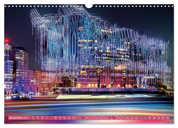 Produktbild: Mein Hamburg - Stadt am Wasser (Wandkalender 2027 DIN A3 quer), CALVENDO Monatskalender