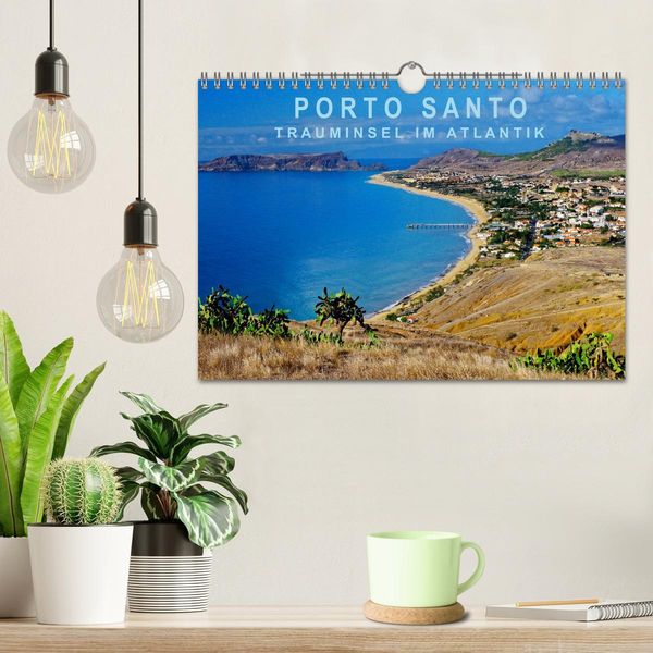 Produktbild: Porto Santo Trauminsel im Atlantik (Wandkalender 2026 DIN A4 quer), CALVENDO Monatskalender