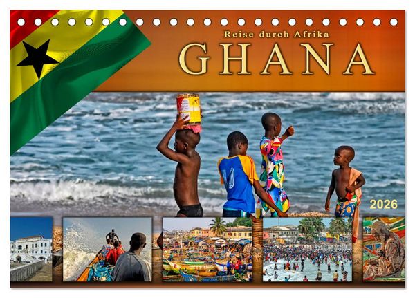 Produktbild: Reise durch Afrika - Ghana (Tischkalender 2026 DIN A5 quer), CALVENDO Monatskalender