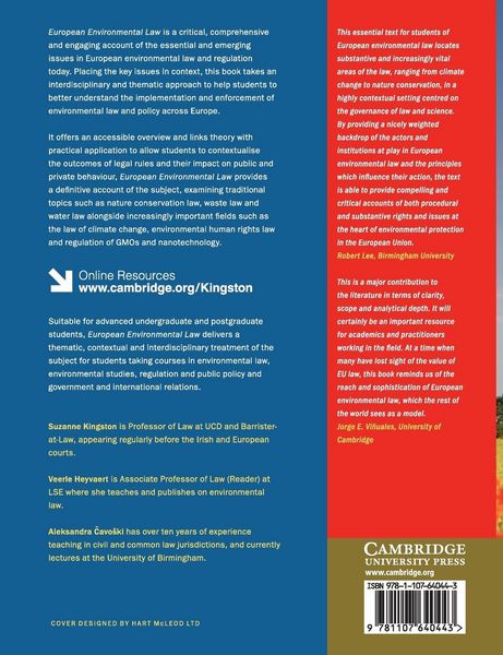 Produktbild: European Environmental Law