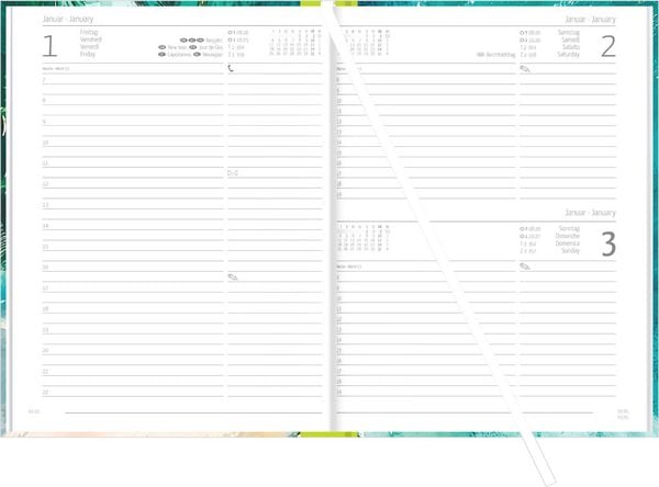Produktbild: Buchkalender Style Beach 2027