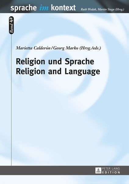 Produktbild: Religion und Sprache- Religion and Language