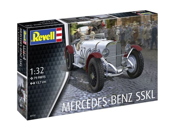 Produktbild: Revell 07737 Mercedes-Benz SSKL Automodell Bausatz 1:32