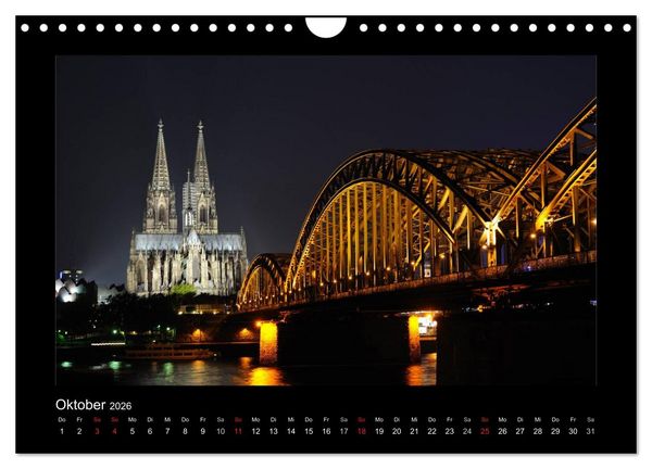 Produktbild: Br&uuml;cken weltweit (Wandkalender 2026 DIN A4 quer), CALVENDO Monatskalender