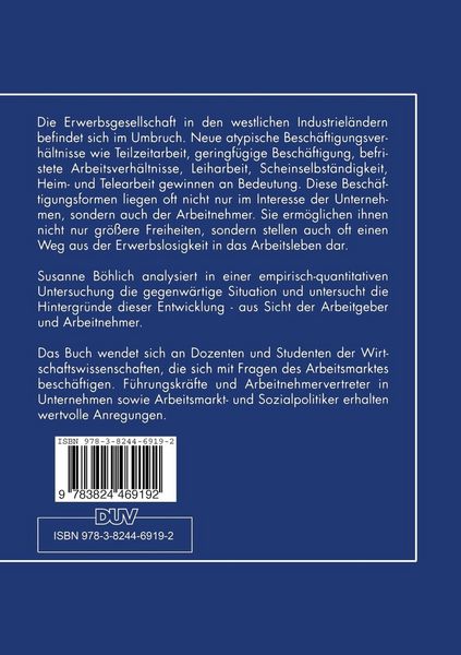 Produktbild: Neue Formen der Besch&auml;ftigung